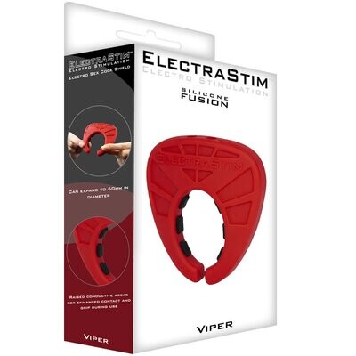 Silicone Fusion 'Viper' Bi-Polar Cock Ring