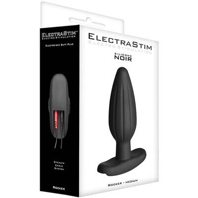 Silicone Noir Rocker Butt Plug - Medium