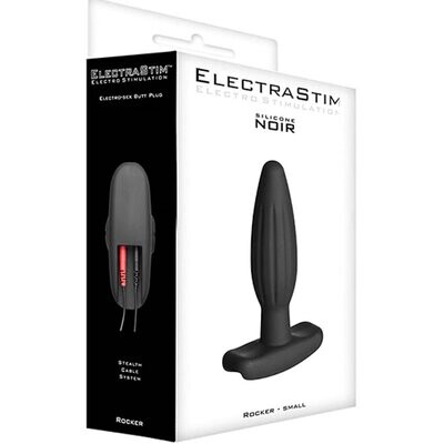 Silicone Noir Rocker Butt Plug - Small