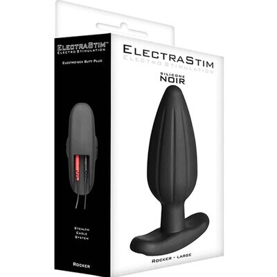 Silicone Noir Rocker Butt Plug - Large
