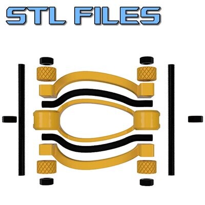 STL FILE - Bipolar Pussy Clamp Electrode