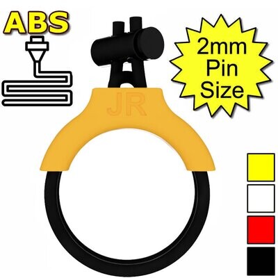 ABS Estim Penis Play Double Conductive 4mm Rubber Cock Loop & Insulator