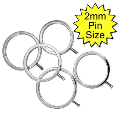ElectraRings Solid Metal Cock Rings (5 pack)