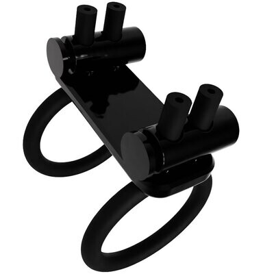 Double 6mm Cock Loop And Support Plate - Black