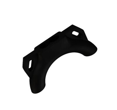 Estim Penis Play Conductive 6mm Rubber Cock Loop &amp; Tie Down Insulator Black