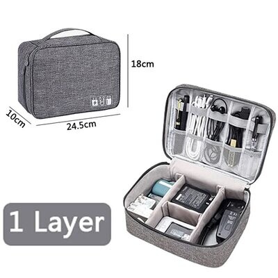 Single Layer Storage Bag 24.5x10x18cm Black