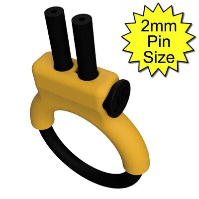 NEW Insulated Cock Loop With Integrated Lock 6mm Yellow
