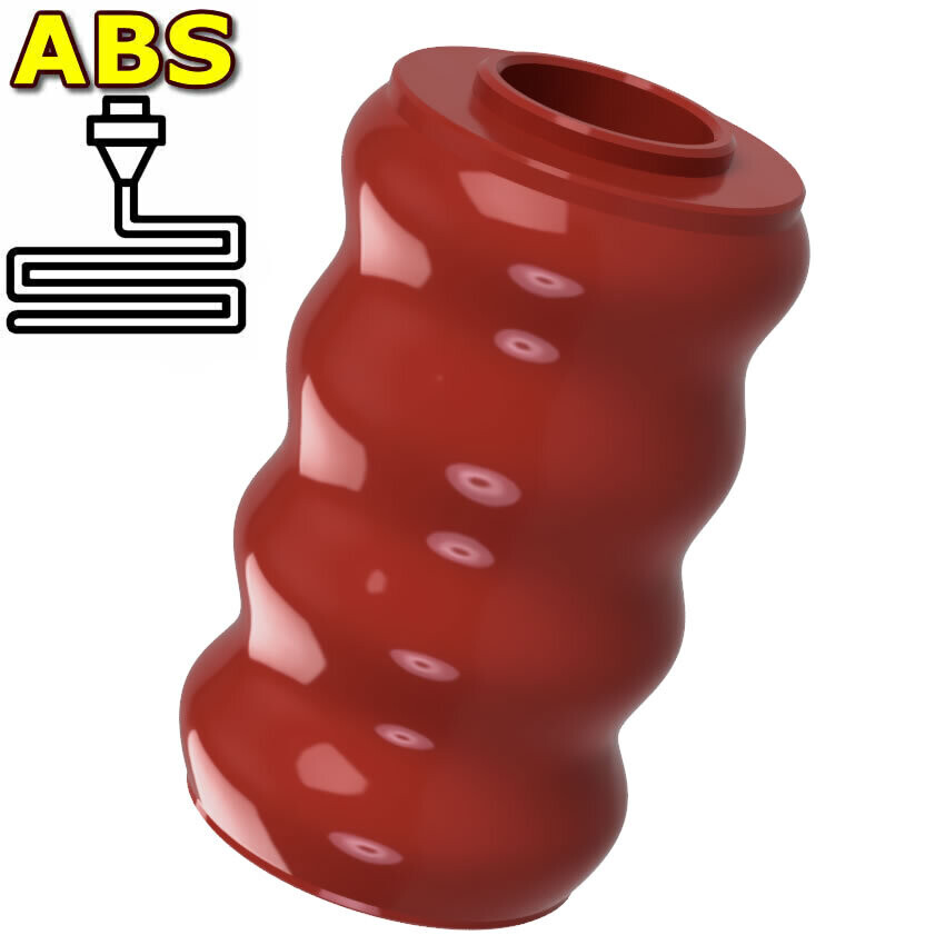 E-Stim Systems Flange Electrode Modified Neck - Red