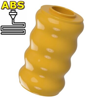 E-Stim Systems Flange Electrode Modified Neck - Yellow
