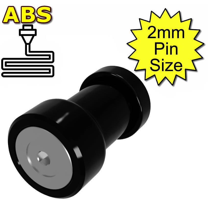 Magnetic Electrode Adaptor 2mm Black