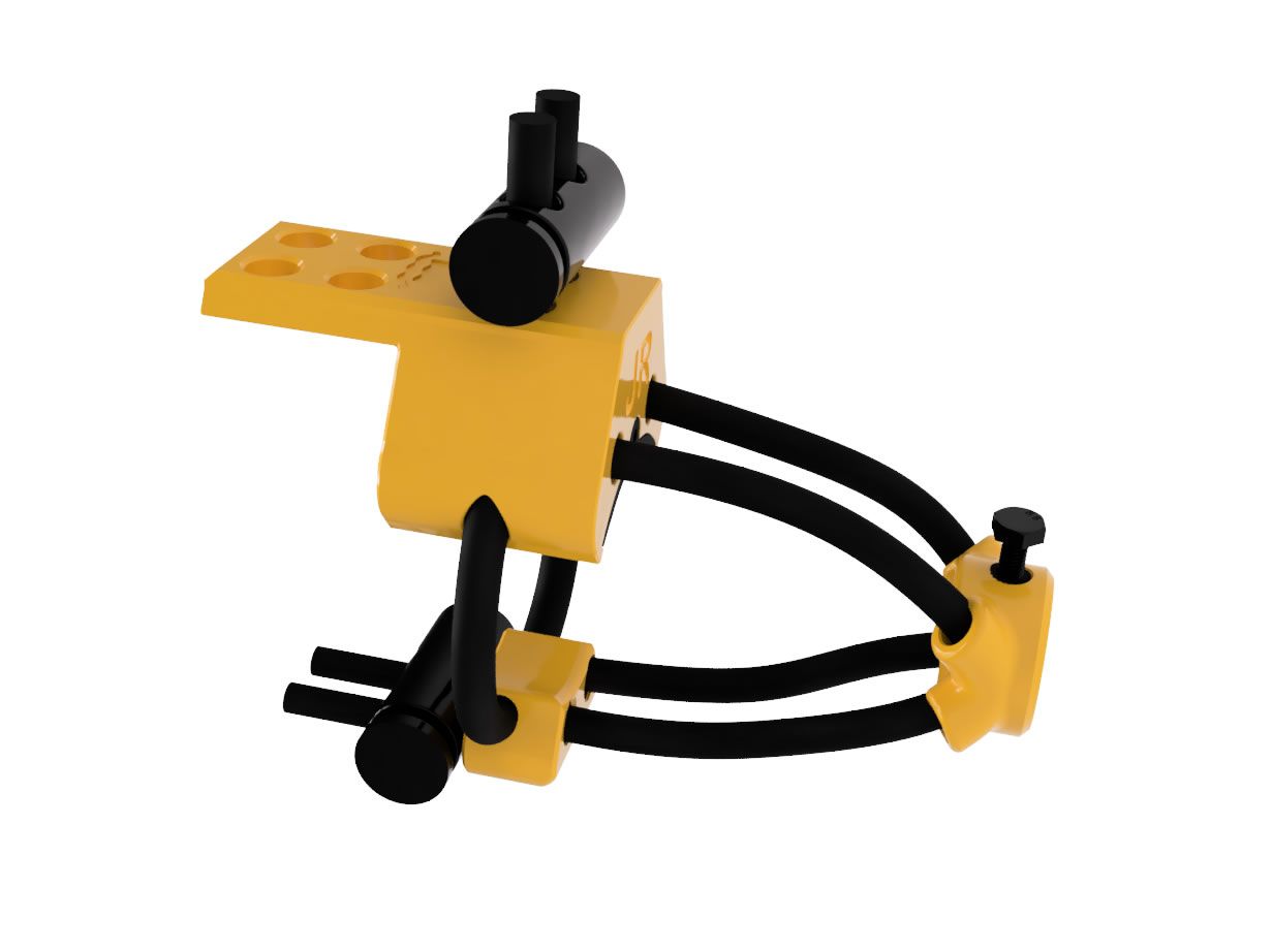 Dorsal Trigger Sound Holder - 8mm Yellow