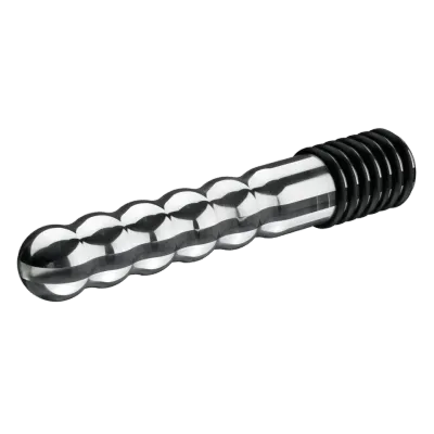 Wave Metal Bi-Polar Electro Dildo