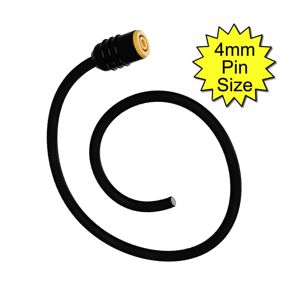 Constrictor Wire Cored Conductive Rubber Yellow