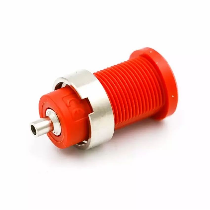 4mm Banana Socket Panel Mounting Red