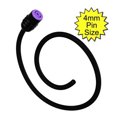 Constrictor Wire Cored Conductive Rubber Purple