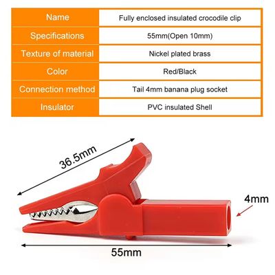 Alligator Clip Banana Plug Combo Pack