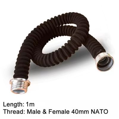 Hose Connector 100cm/1m Length Gas Mask NATO 40mm Thread