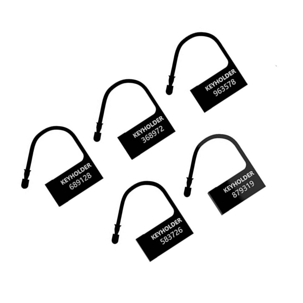 Man Cage Black Spare Locks x5