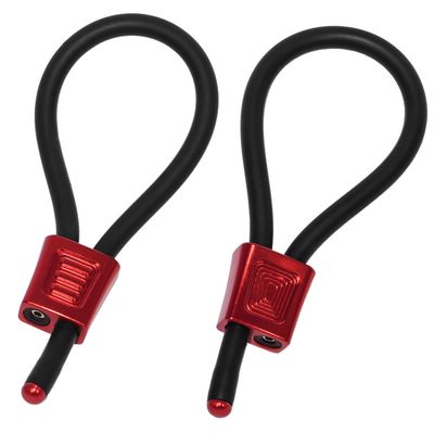 ElectraStim Prestige ElectraLoops Adjustable Cock Rings- Red