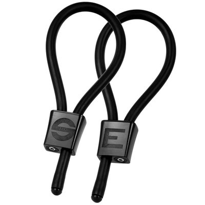 ElectraStim Prestige ElectraLoops Adjustable Cock Rings- Black