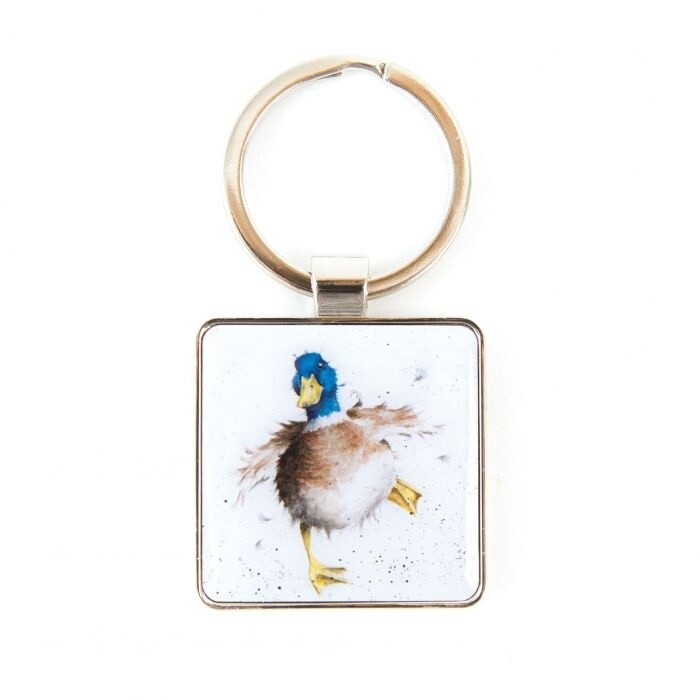 Wrendale Designs - &#39;A Waddle and a Quack&#39; Duck Keyring