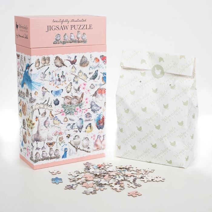 Wrendale Designs - &#39;Garden Birds Set&#39; Jigsaw Puzzle