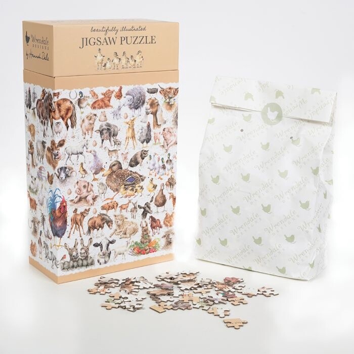 Wrendale Designs - &#39;Farmyard Set&#39; Jigsaw Puzzle