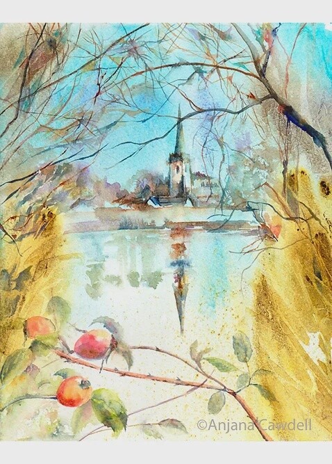 Anjana Cawdell - Attenborough St Mary&#39;s Church Card