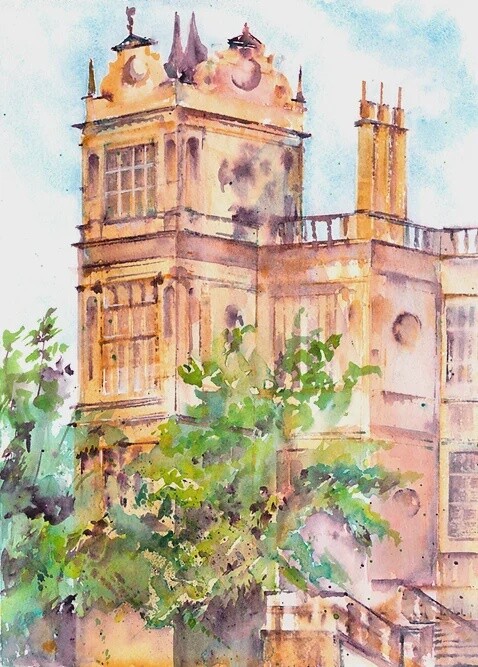 Anjana Cawdell - Wollaton Hall Card