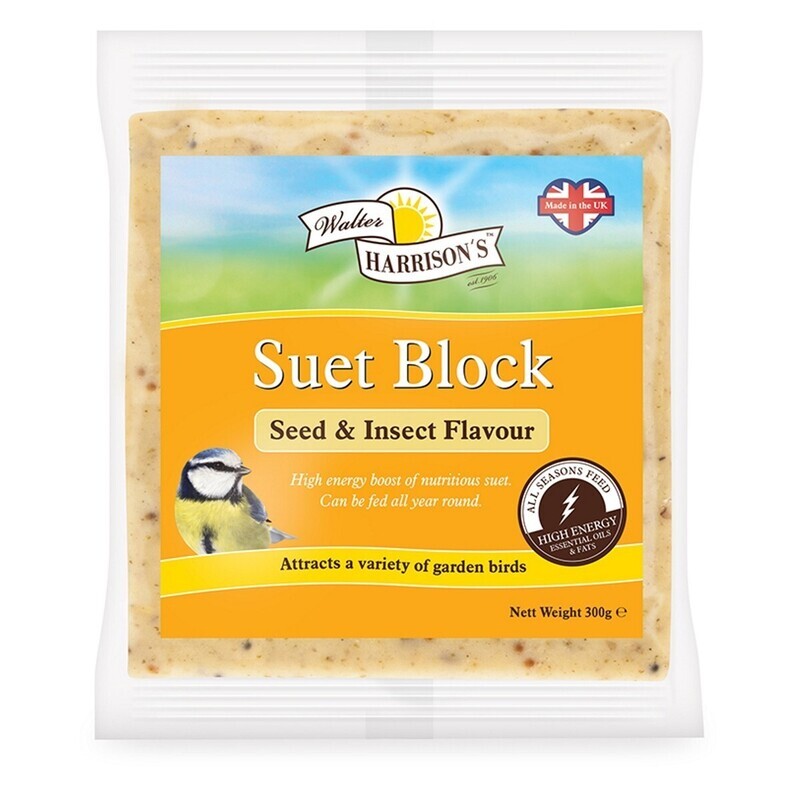 Walter Harrison&#39;s - Suet Block - Seed and Insect