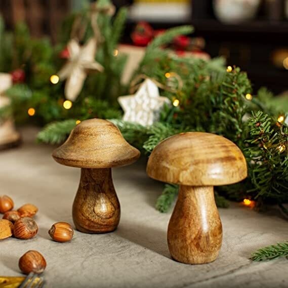 Sass &amp; Belle - Wooden Mushroom - Small