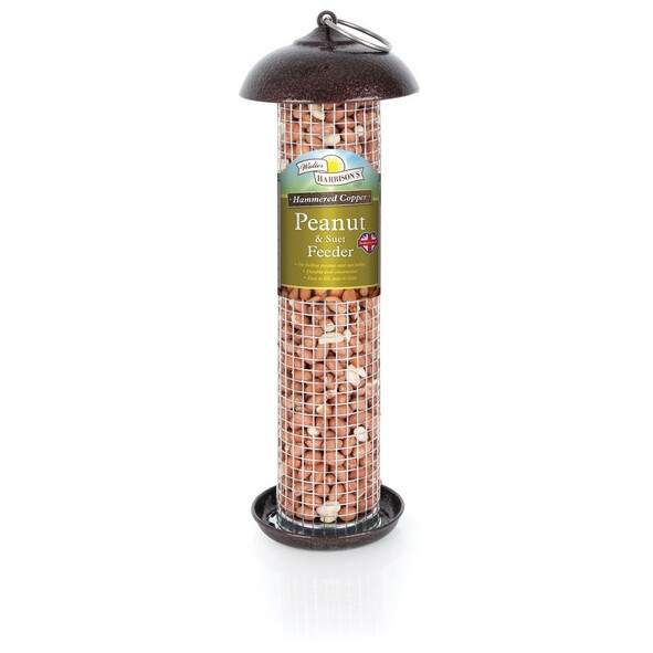 Walter Harrison&#39;s - Hammertone Copper Peanut Feeder  30cm