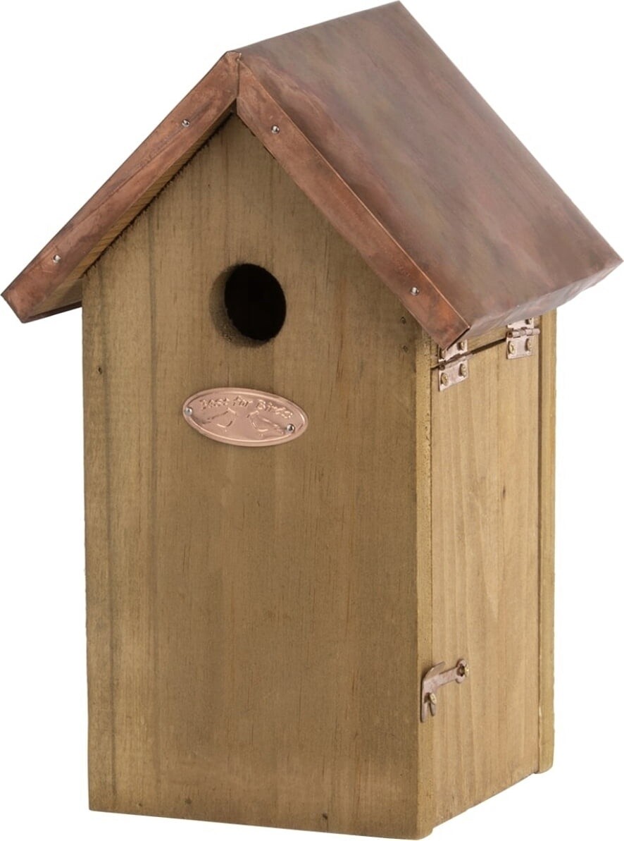 Fallen Fruits - Blue Tit Copper Roof Nestbox
