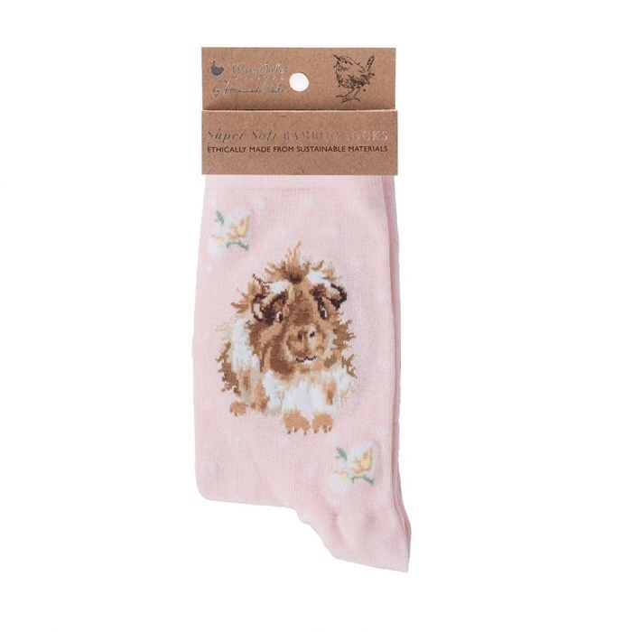 Wrendale Designs - &#39;Grinny Pig&#39; Socks