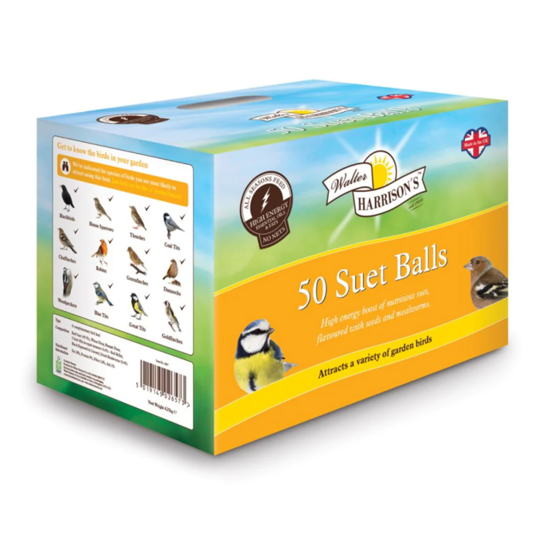Walter Harrison&#39;s -  50 Energy Boost Suet Balls
