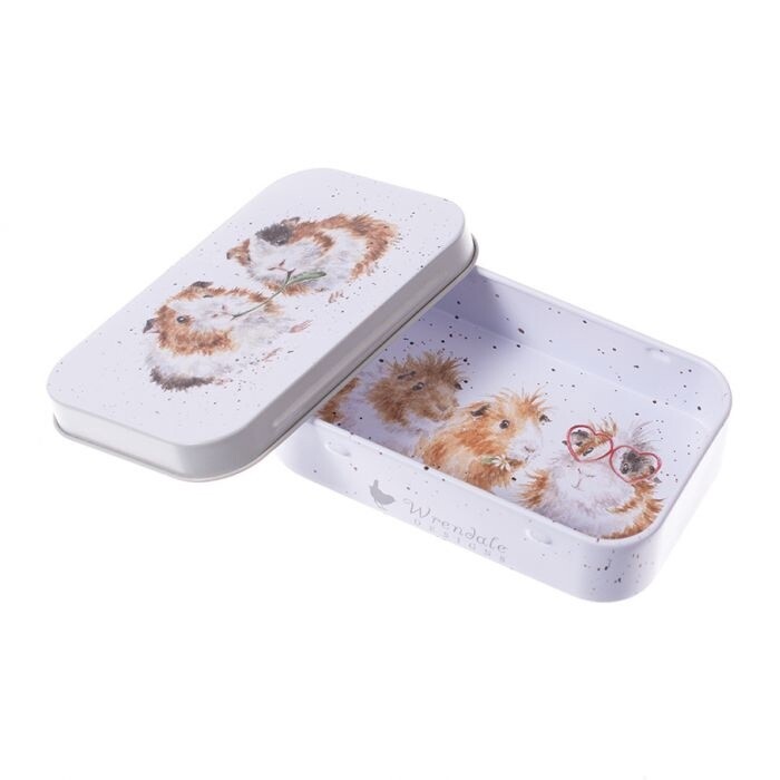 Wrendale Designs - &#39;Lettuce Be Friends&#39; Guinea Pig Mini Gift Tin