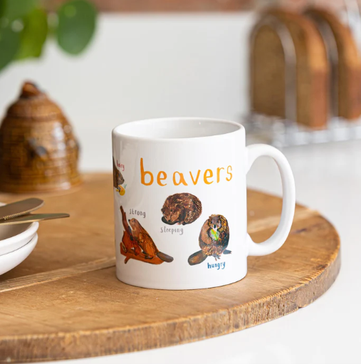 Sarah Edmonds Illustrations - Beaver Mug