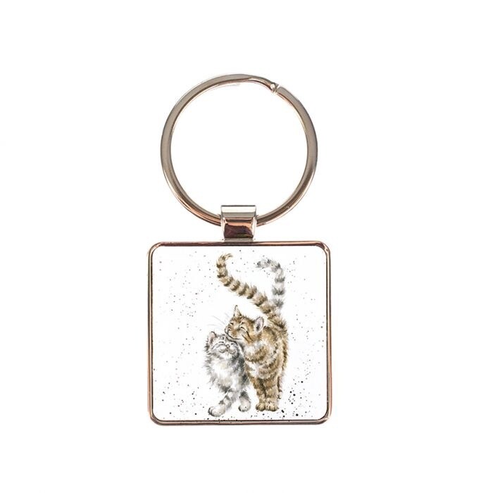 Wrendale Designs - &#39;Feline Good&#39; Cat Keyring