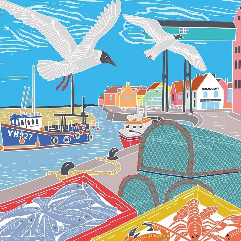 The Art File - Seagulls Card - Kate Heiss