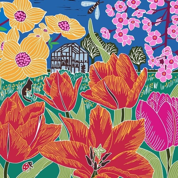 The Art File - Greenhouse Card - Kate Heiss