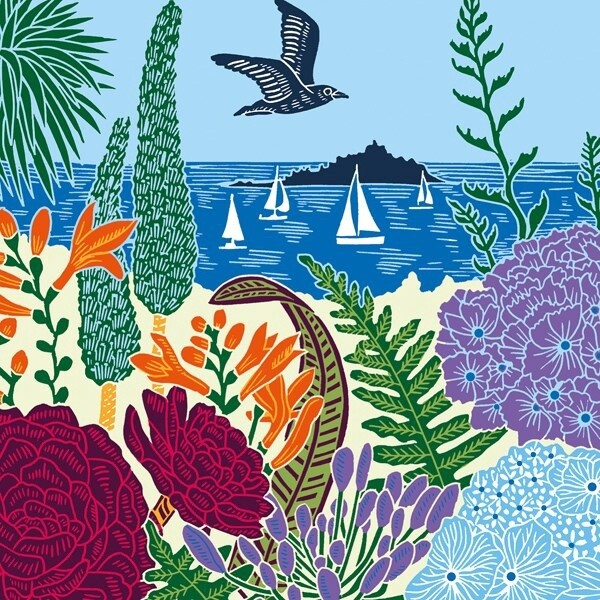 The Art File - Sailing Boats Card - Kate Heiss