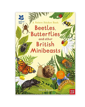 National Trust: Beetles, Butterflies and other Minibeasts - Sticker Book
