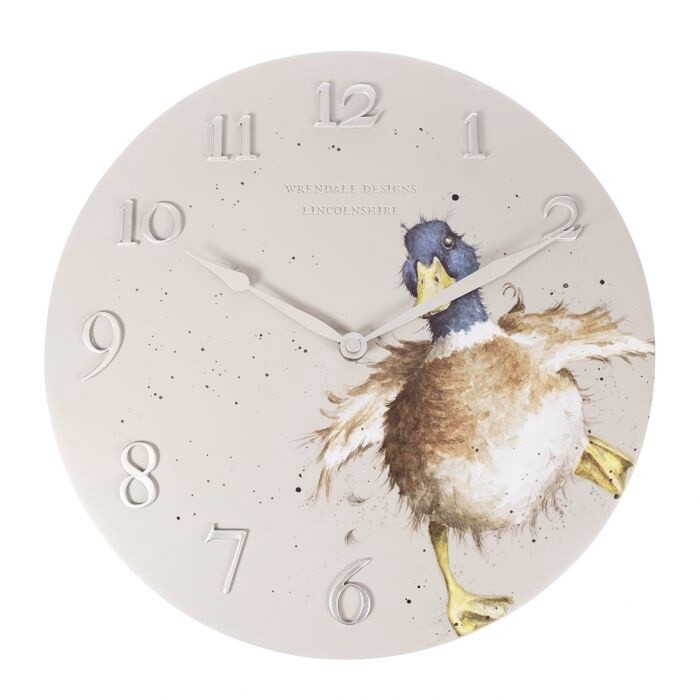 Wrendale Designs - &#39;A Waddle And A Quack&#39; Wall Clock