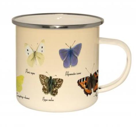 Fallen Fruits - Enamel Butterfly Mug
