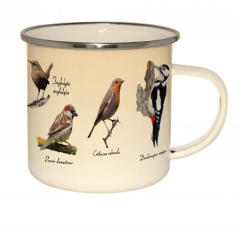 Fallen Fruits - Enamel Bird Mug