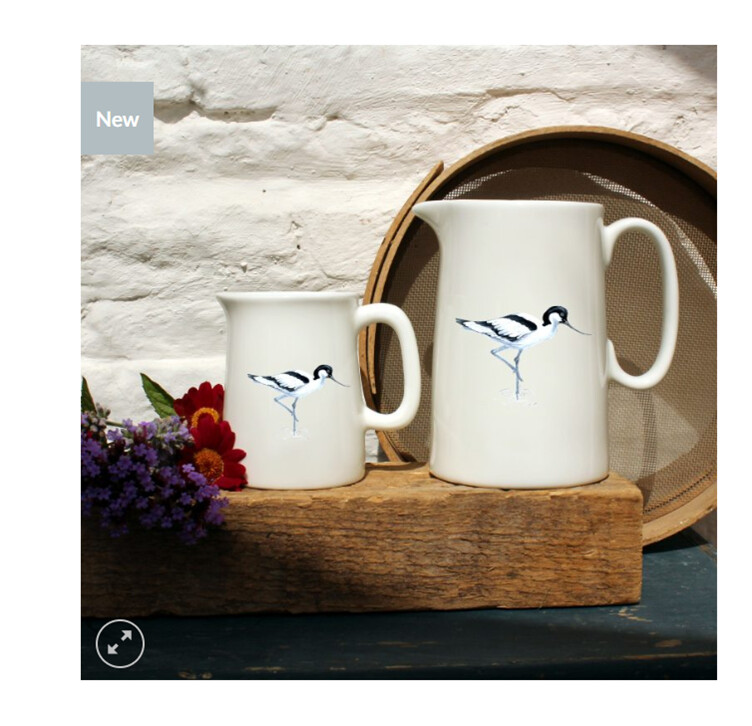 Claire Vaughan - Large Jug - Avocet