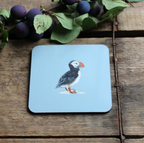 Claire Vaughan - Puffin Coaster
