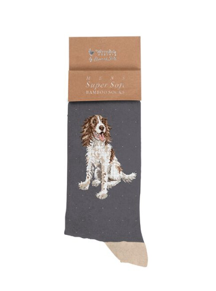 Wrendale Designs  - &#39;Willow Spaniel&#39; Men&#39;s Socks