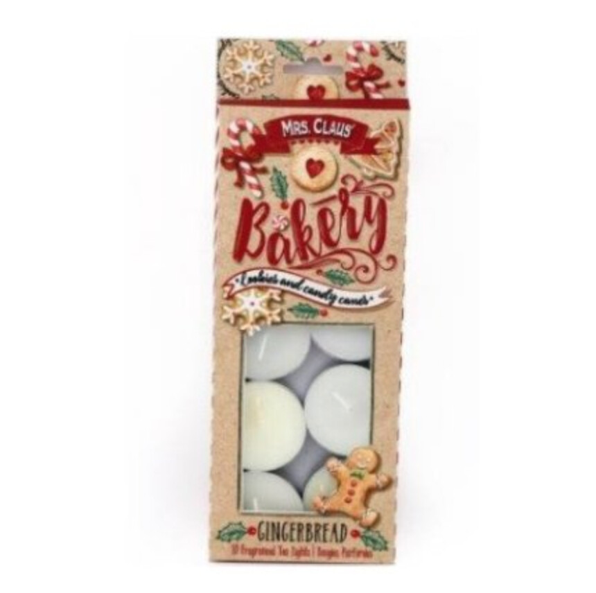 Noel &amp; Co - Xmas Gingerbread Tea Lights (10 pack)