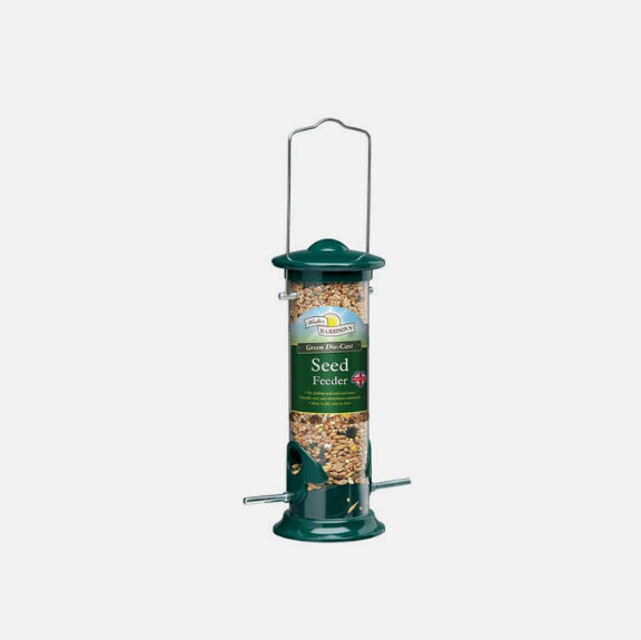 Walter Harrison&#39;s - Green Die Cast Seed Feeder 20cm
